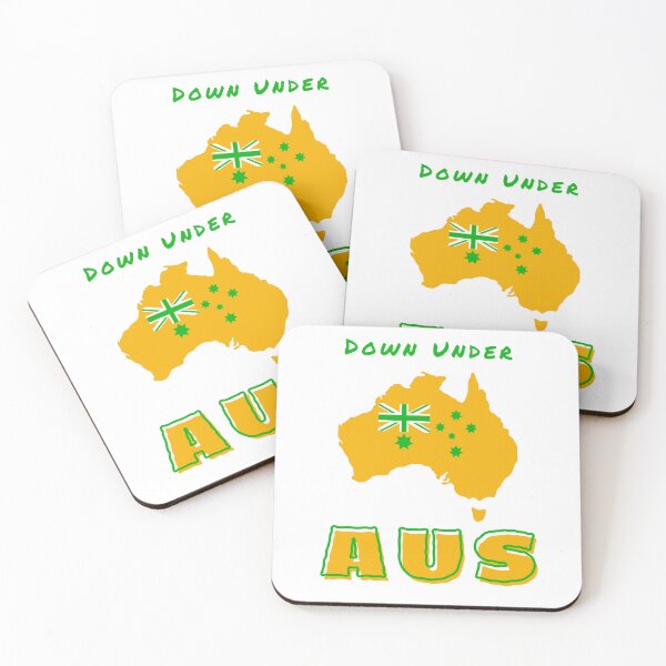 Item preview, Down Under Australia Vector Art Quote designed and sold by FlammableTacoTS.