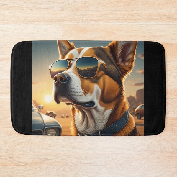 Item preview, funny dog sunglass sunny day  designed and sold by recipestv7.