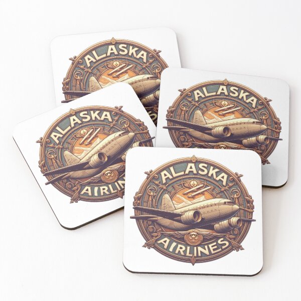 Item preview, Alaska airlines aviation logo aircraft designed and sold by Expressions-Sel.