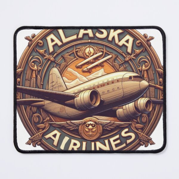 Item preview, Alaska airlines aviation logo aircraft designed and sold by Expressions-Sel.