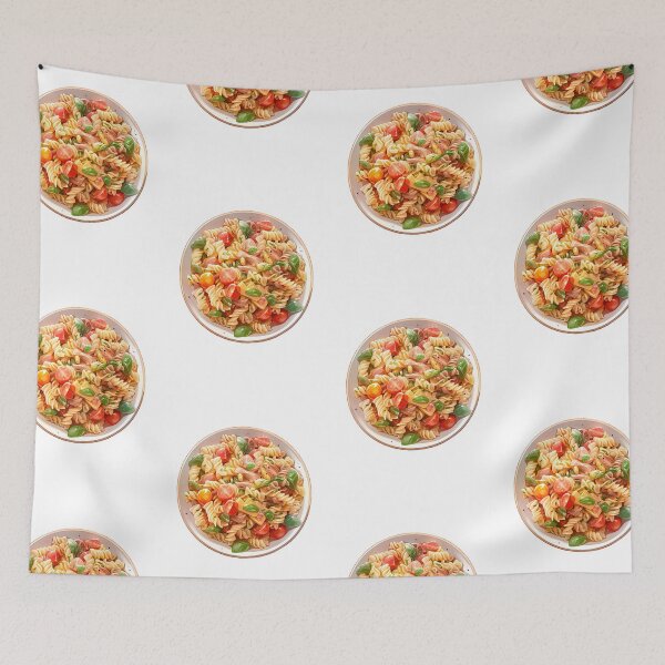 Item preview, Top down view of italian pasta plate- Food art designed and sold by octoboobs.