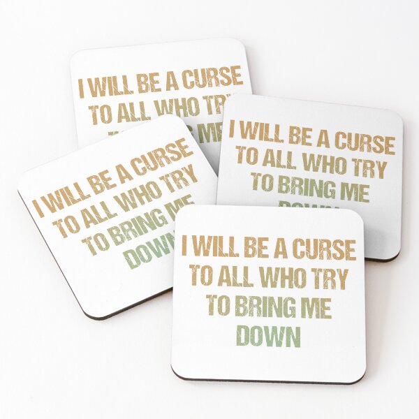 Item preview, I will be a curse  designed and sold by Aiyinyangart.