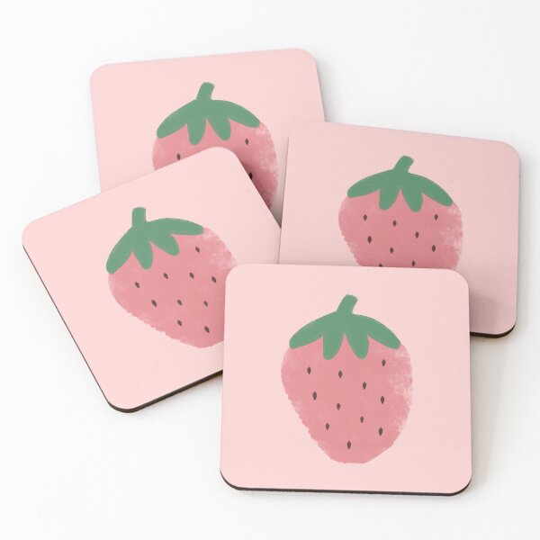 Item preview, Pastel Watercolor Strawberry designed and sold by wonderxwander.