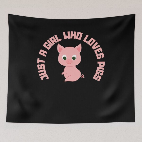 Item preview, Just a girl who loves pigs designed and sold by Lucasso432.