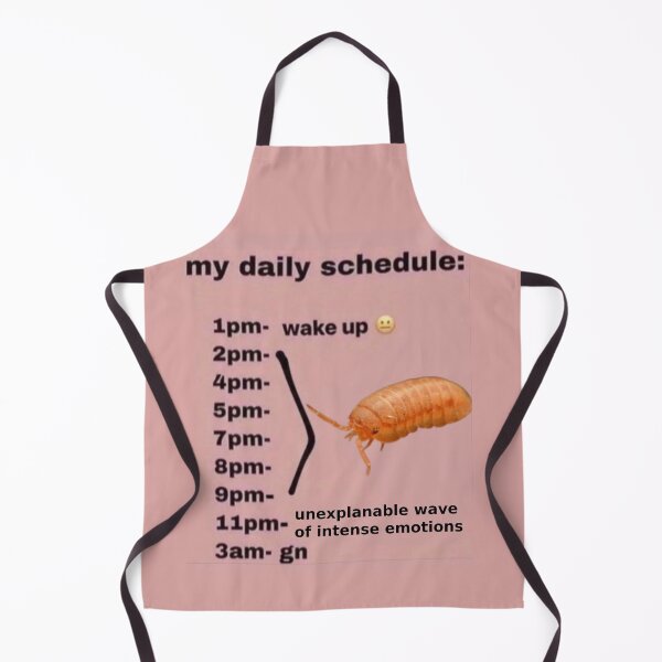 Item preview, roly poly daily schedule isopod designed and sold by staticc.