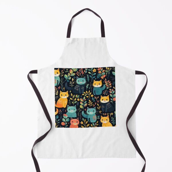 Item preview, Beauty cats pattern designed and sold by SmileshareShop.