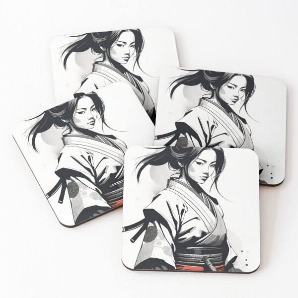 Item preview, Samurai woman warrior designed and sold by ShenGha-design.