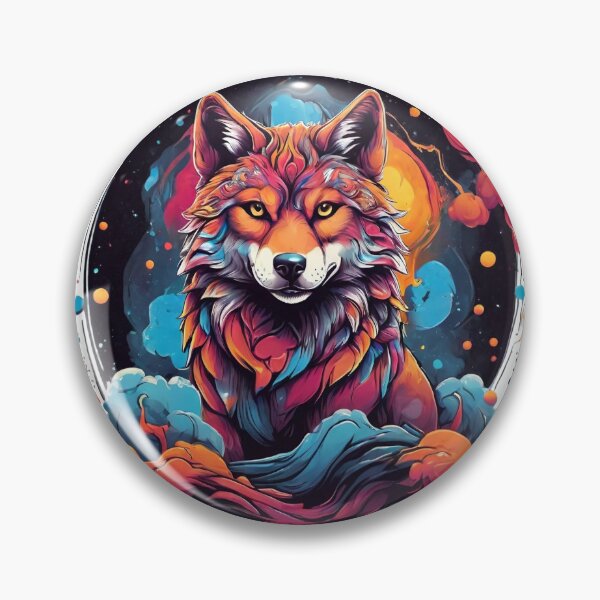 Item preview, Wolf on an abstract backdrop designed and sold by Fabian Gonzalez.