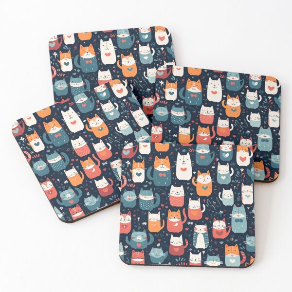 Item preview, Beauty petcats pattern designed and sold by SmileshareShop.