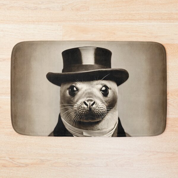 Item preview, Victorian Portrait Artistic Gift Fashion Pinniped designed and sold by popanato.