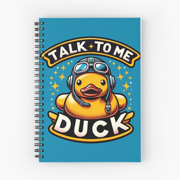 Item preview, Aviator Duck: Your Coding Co-Pilot designed and sold by TuringTacoTales.