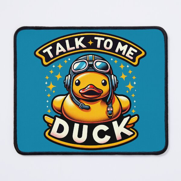 Item preview, Aviator Duck: Your Coding Co-Pilot designed and sold by TuringTacoTales.