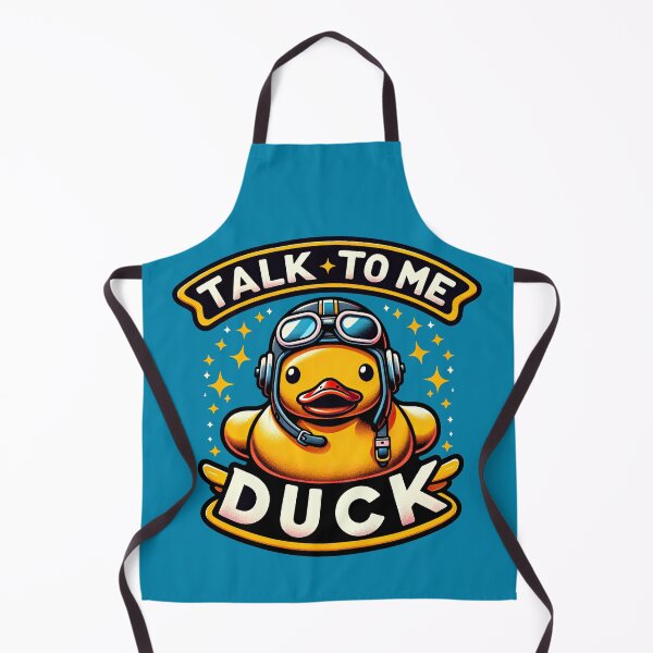 Item preview, Aviator Duck: Your Coding Co-Pilot designed and sold by TuringTacoTales.