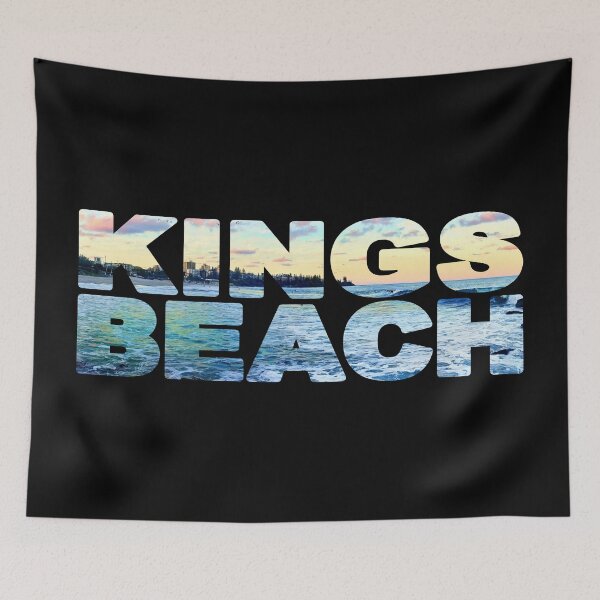 Item preview, KINGS BEACH - Sunshine Coast Surfing the Sunset designed and sold by Adam Gormley.