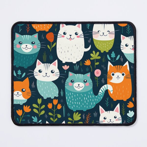 Item preview, Beauty meowy pattern designed and sold by SmileshareShop.