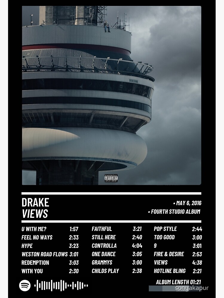 Drake Views Album Cover/Poster
