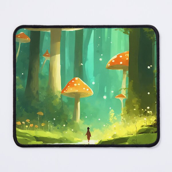 Item preview, A Forest with Giant Mushrooms, Fairy Tale designed and sold by MissQuiss.
