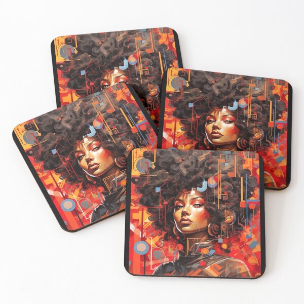 Item preview, Abstract art woman designed and sold by lilbangdesigns.