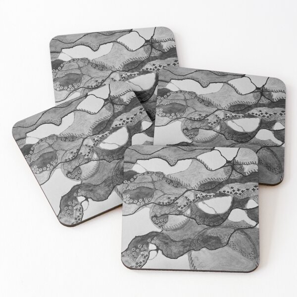 Item preview, Round & Round Black & White designed and sold by Karen Eutemey.