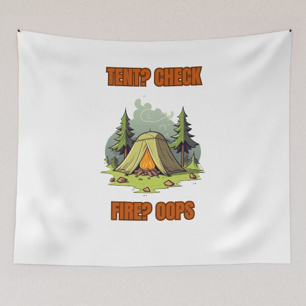 Item preview, First Time Camper - Accidents tend to happen designed and sold by matdiazl.