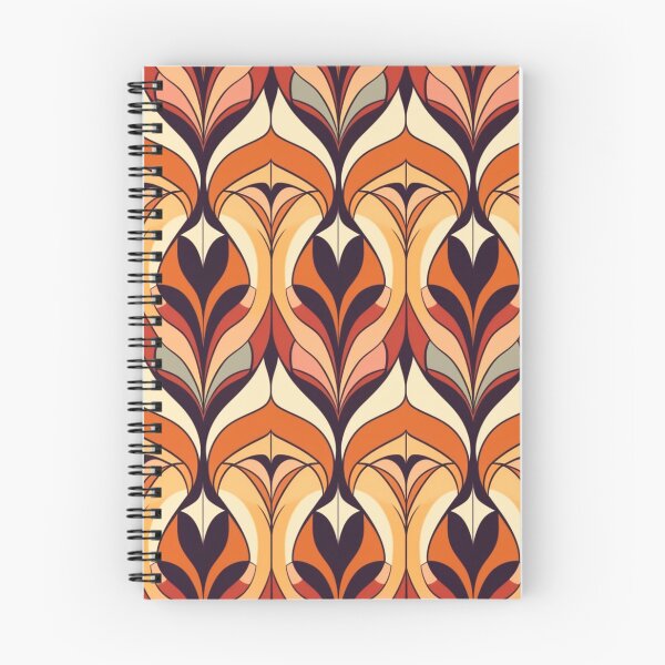 Aperçu de l'œuvre Art Déco des années 70 créée et vendue par PrettyPatternss.