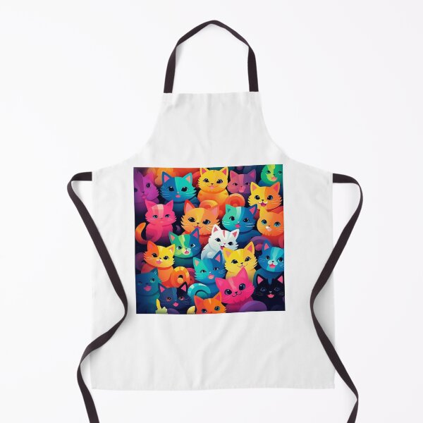 Item preview, Beauty rainbow meowy pattern designed and sold by SmileshareShop.