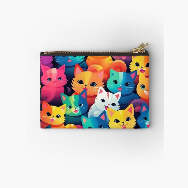 Item preview, Beauty rainbow meowy pattern designed and sold by SmileshareShop.
