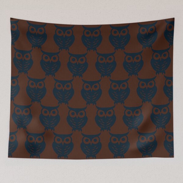 Item preview, Owls - Brown designed and sold by ClanRaeDesign.