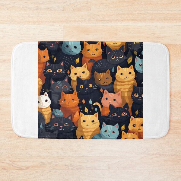 Item preview, Beauty meowy pattern designed and sold by SmileshareShop.