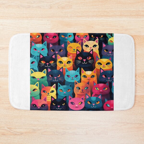 Item preview, Beauty meowy pattern designed and sold by SmileshareShop.