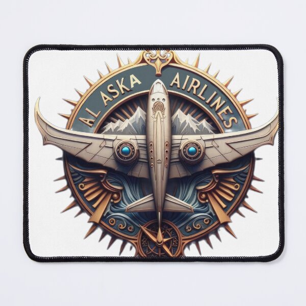 Item preview, Alaska airlines aviation Emblem designed and sold by Expressions-Sel.