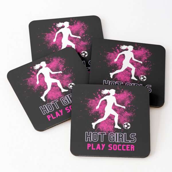 Item preview, Hot Girls Play Soccer - Pink designed and sold by Ingridpd.