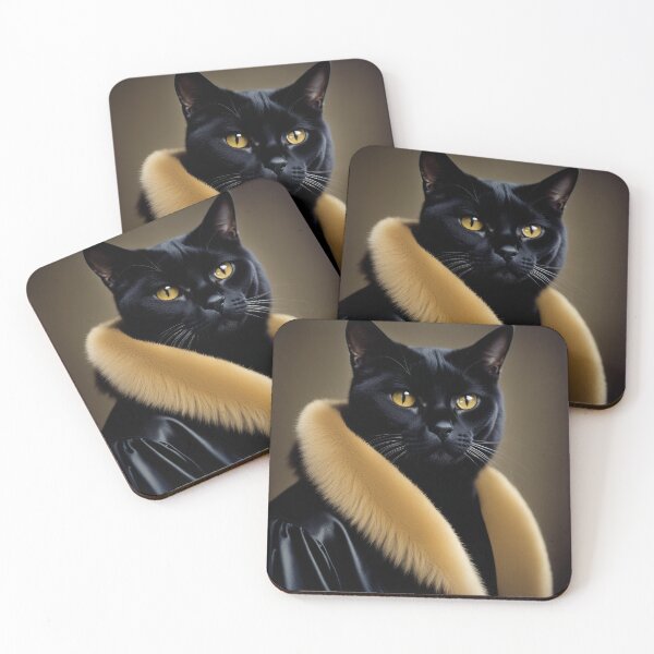 Item preview, Anthropomorphic Cat Collection - Domestic Shorthair #02 Black Cat designed and sold by elektronen.