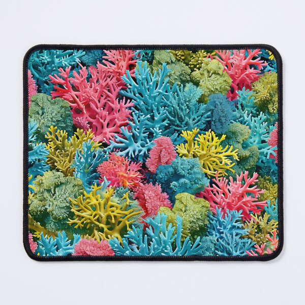 Item preview, Vibrant Reef Medley - Underwater Coral Pattern designed and sold by Sir Meow Meow.