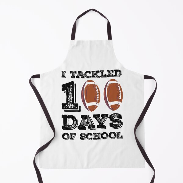 Item preview, I Tackled 100 Days School 100th Day Football Student Teacher designed and sold by arthemdesign.