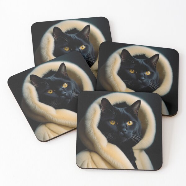 Item preview, Anthropomorphic Cat Collection - Domestic Shorthair #03 Black Cat designed and sold by elektronen.