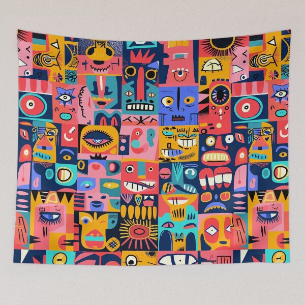 Item preview, Crazy Day Colorful Pattern designed and sold by sheprint.