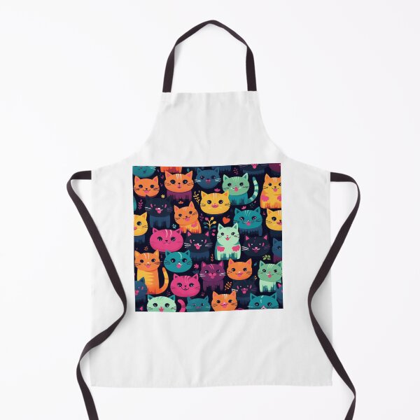 Item preview, Beauty meowy cats pattern designed and sold by SmileshareShop.