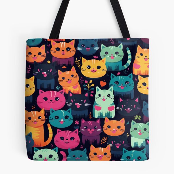 Item preview, Beauty meowy cats pattern designed and sold by SmileshareShop.