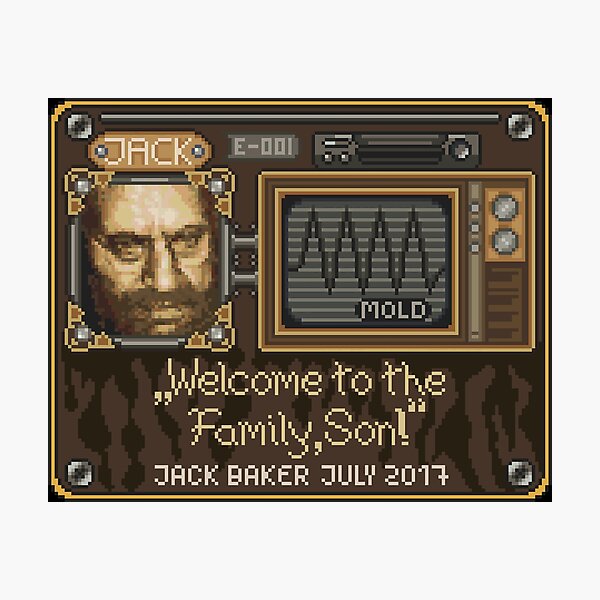 Item preview, Resident Evil 7 Pixel Art designed and sold by AlleenasPixels.
