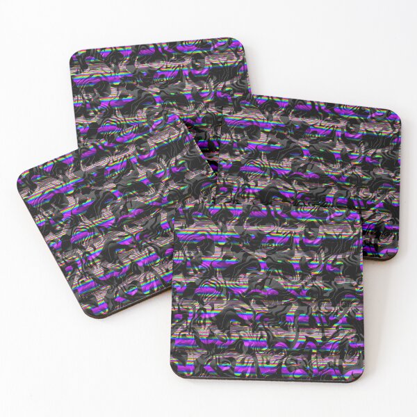 Item preview, 3D Pattren: Darkness Swirls over Rainbow Bands. designed and sold by TheRulerofEarth.