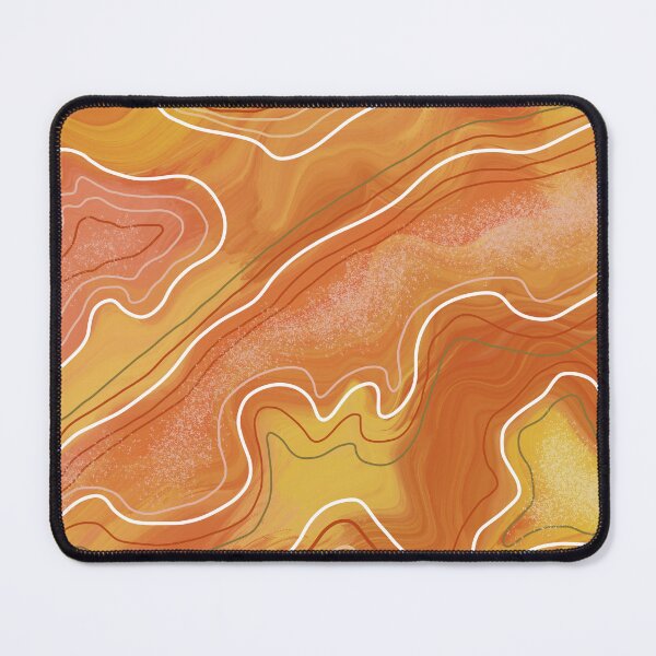 Item preview, Geode Design in Shades of Orange and Yellow designed and sold by jwturcott.