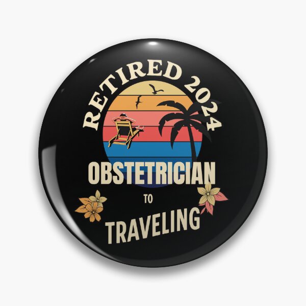 Item preview, Retired Obstetrician 2024. Tropical Sunset Retirement Vibes Design designed and sold by johnharry3.