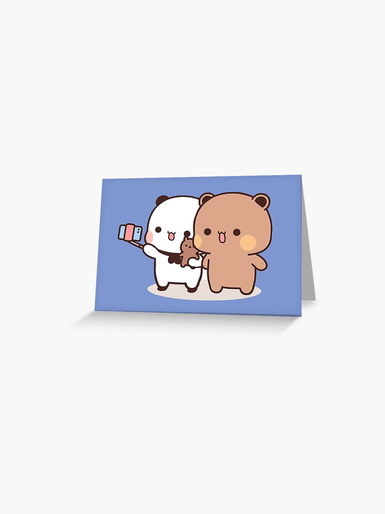 DuDu Bear and BuBu Panda's Love Story Sticker for Sale by Pandety