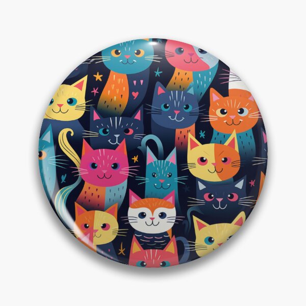 Item preview, Beauty meow cats pattern designed and sold by SmileshareShop.