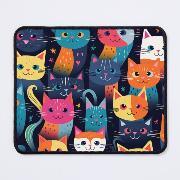 Item preview, Beauty meow cats pattern designed and sold by SmileshareShop.