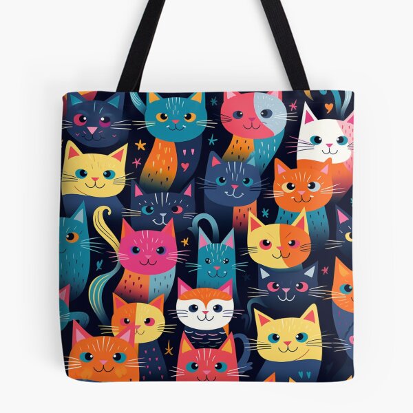 Item preview, Beauty meow cats pattern designed and sold by SmileshareShop.