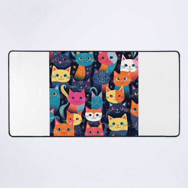 Item preview, Beauty meow cats pattern designed and sold by SmileshareShop.