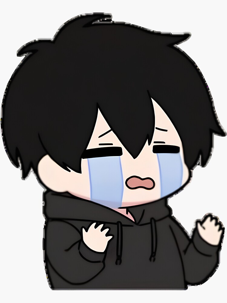 Chibi Crying Baby Sticker for Sale by kellyismArt Redbubble