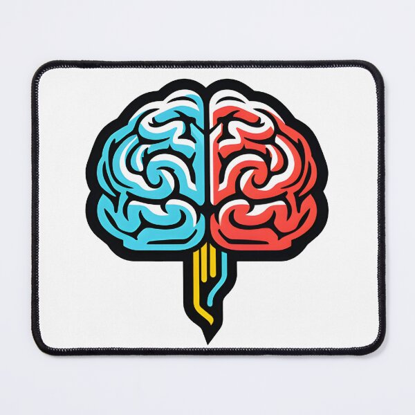 Aperçu de l'œuvre Cerveau coloré créée et vendue par SilverSpell.